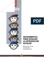 Instrumentos para Evaluar La Integración Escolar