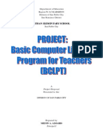 Project Proposal Computer Literacy Program