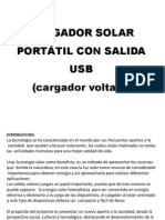 Cargador Solar