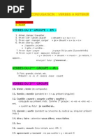 4° Grammaire - Conjugaison Liste Verbes