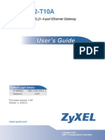 Zyxel AMG1202-T10A Users Guide