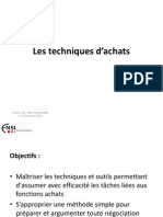 Les Techniques D'achats