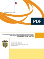 Plan Nacional Deporte 2009 2019