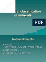 Chemical Classification of Minerals 