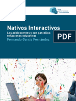 Nativos Interactivos. Los Adolescentes y Sus Pantallas: Reflexiones Educativas