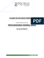 Plano de Estudos AGU GrupoIeII