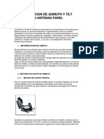 Configuración de Azimut y Tilt Eléctrico en Antenas RF