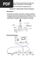 Islamic University of Technology: Experiment 1: Measurement of Source Frequency