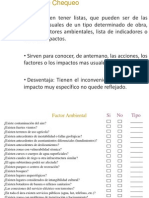 EIA - Lista de Chequeo