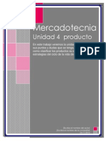 Unidad 4 Producto Mercadotecnia