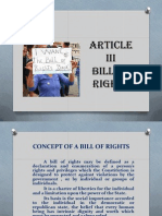 Article III Bill of Rights