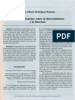 Las Neurociencias Entre El Determinismo y La Libertad