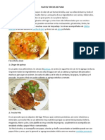 Platos Tipicos de Puno