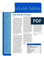 Letter From Our President: Barksdale Bulletin