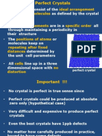 All Unit Cells Consist of The: Ideal Arrangement of Atoms or Molecules Specific Order