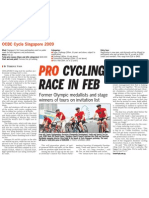 OCBC Cycle Singapore 2009, 19 Nov 2009, Straits Times