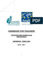 Handbook For Teachers General English2010LA