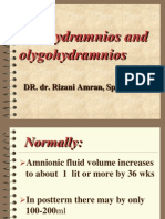 Polyhydramnios and Olygohydramnios