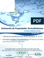 Estimación de Propiedades Termodinámicas