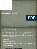 Meteorización - Interperismo