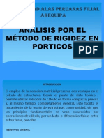 Analisis de Portico Por El Metodo de Rigidez