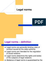 Legal Norms