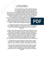 Carta de Londrina Tronco de Beneficência