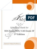 A&J Questions Bank For SOA Exam MFE/ CAS Exam 3F