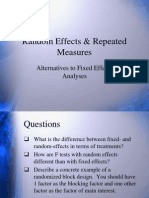 Repeated Measures Analysis