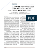 2a Fixed Hardware Structure Used For Built in Generation of Functional Broadside Tests