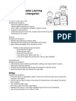 Second Trimester Learning Objectives Copy 2