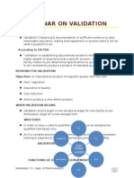 Seminar On Validation: NAGARAJA Y S, Dept. of Pharmaceutics