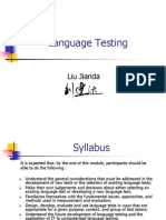 Language Testing