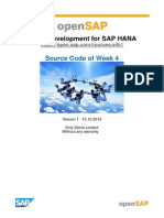 OpenSAP A4h1 Week 4 Source Code