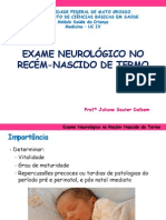 Exame Neurológico Recém-Nascido PDF