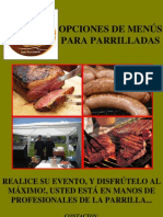 Opciones de Menu para Parrilla