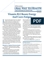 Vitamin B12 Boots Energy and Cures Fatigue