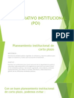 Plan Operativo Institucional 