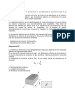 Resistencia en Lineas de Transmision