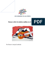 Ensayo Sobre La Música Andina en El Ecuador