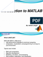 MATLAB Tutorial by Ashish Jangid