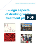 Design Aspects of Drinking Water Plant