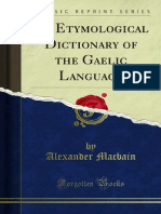 An Etymological Dictionary of The Gaelic Language