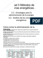 Unidad 3 Métodos de Auditorias Energéticas