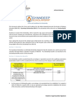 Gyandeep Scholarship Terms With Declaration PDF