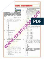 GATE Chemical Engineering 2000