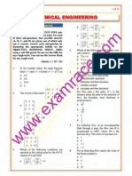 GATE Chemical Engineering 2002