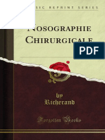 Nosographie Chirurgicale Richerand