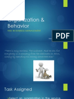 Organization & Behavior Presentation