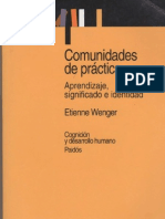 Etienne Wenger Comunidades de Practica